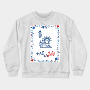 Fourth of July design Crewneck Sweatshirt